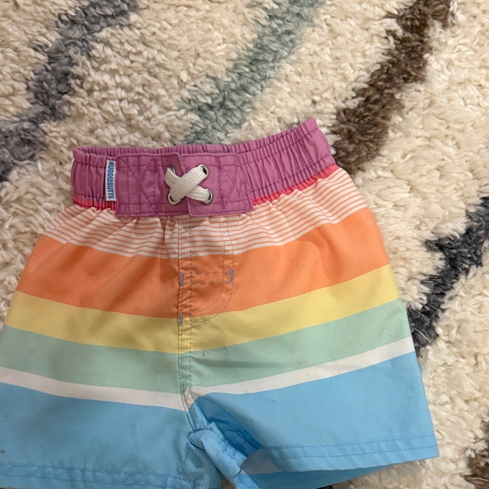 Colorful Striped Kids Shorts